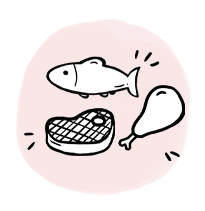 illustration protéines popote bébé