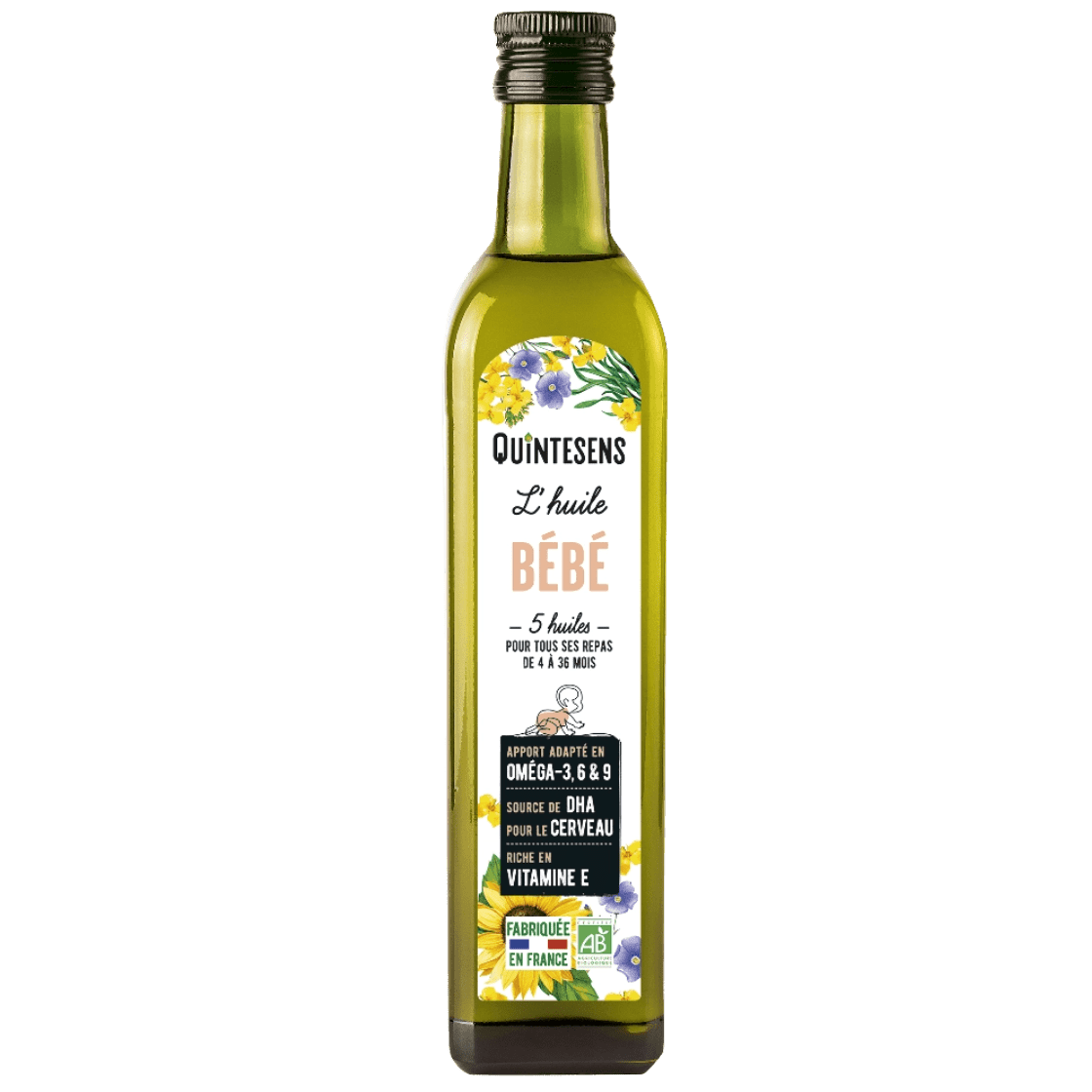 Huile Bebe de Quintesens - 25cl - Popote Bébé