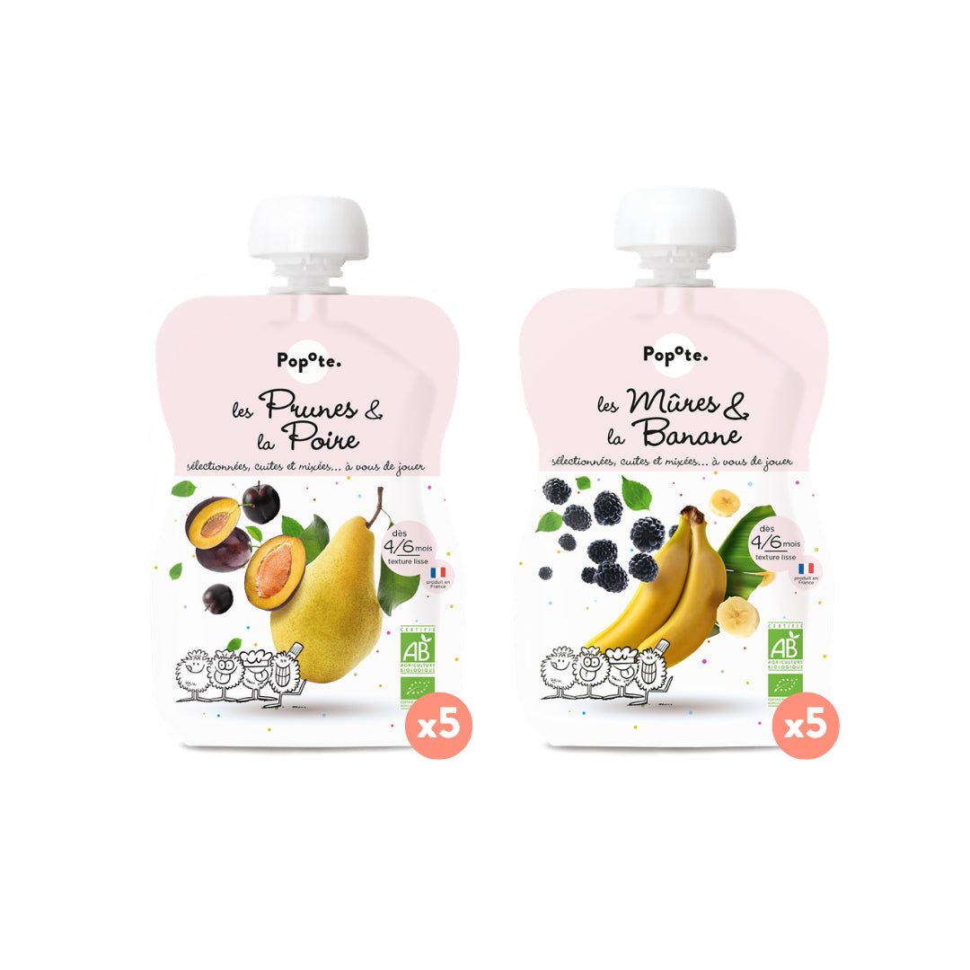 Bi-fruits pack découverte - Popote Bébé