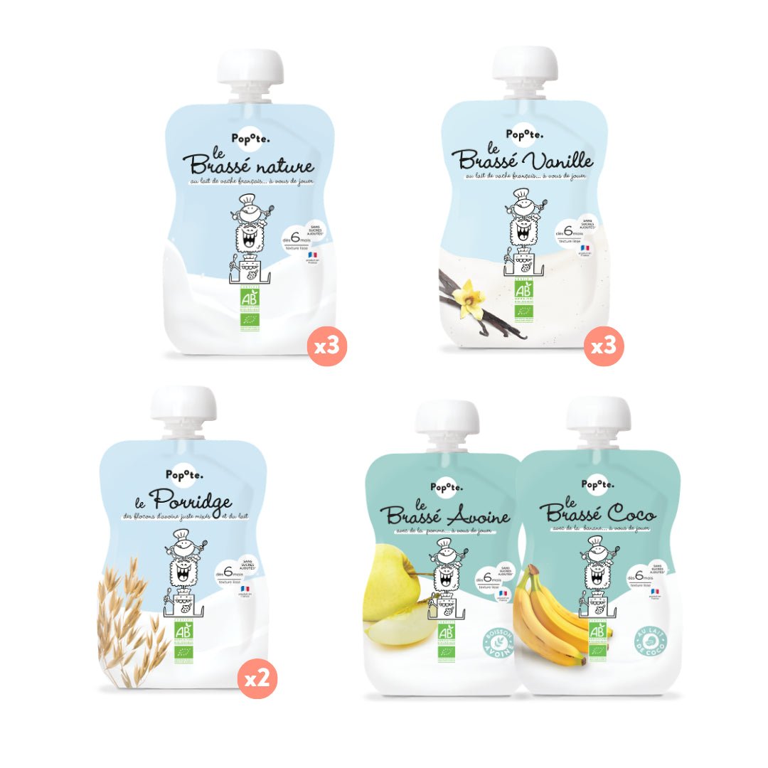 Les brassés pack découverte - Popote Bébé