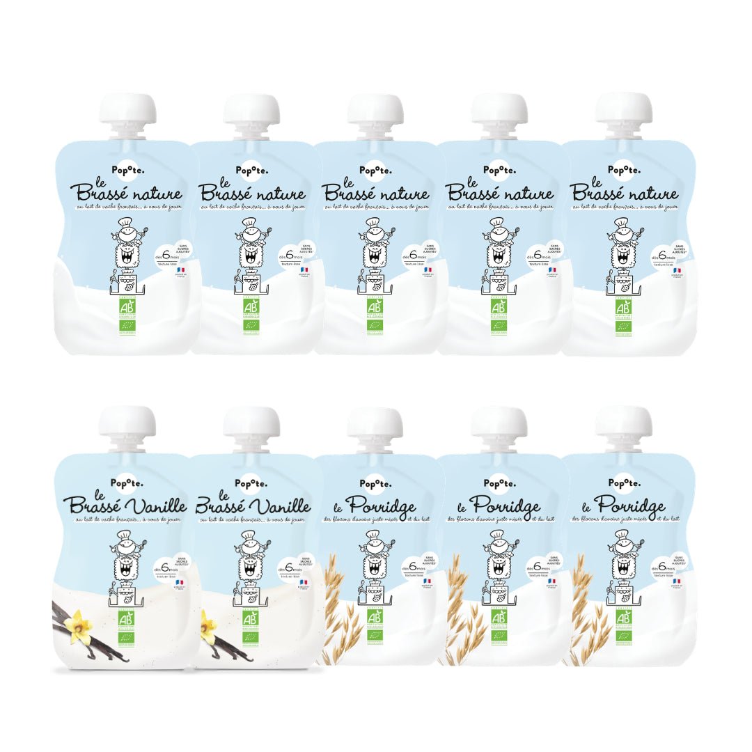 Les lactés pack découverte - Popote Bébé