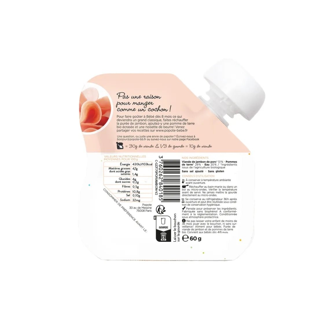 Le Jambon - Popote Bébé