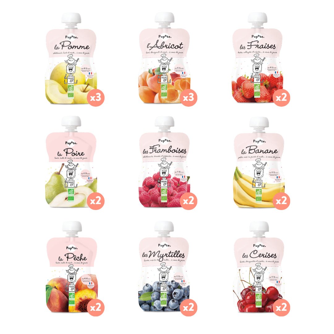 Les premiers fruits - Popote Bébé