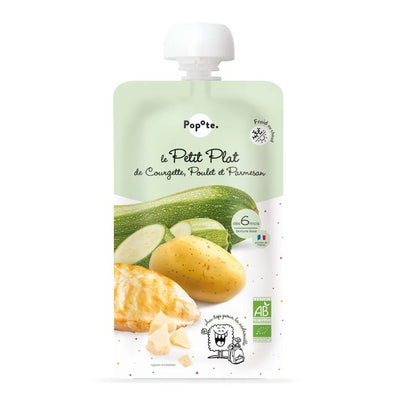 Le Petit Plat Courgette Poulet Parmesan - Popote Bébé