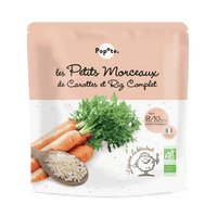 Les Petits Morceaux Riz Carotte - Popote Bébé