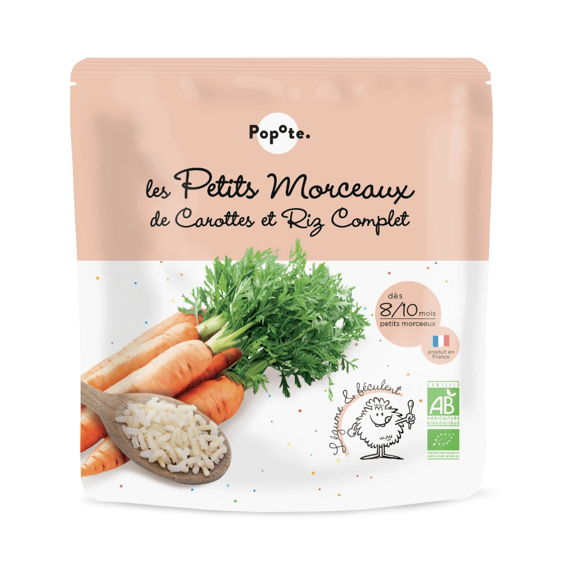 Les Petits Morceaux Riz Carotte - Popote Bébé