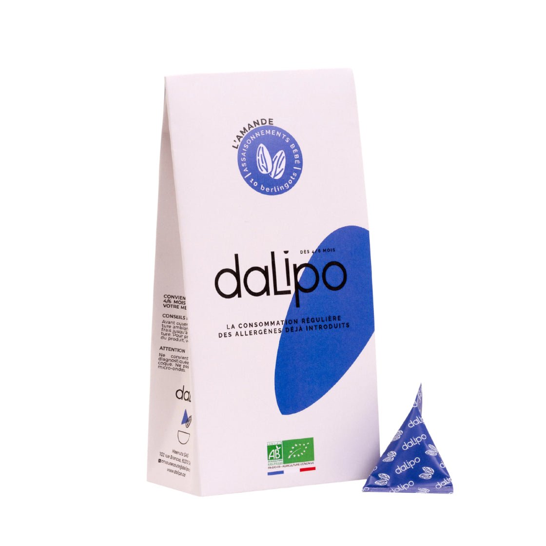 Sachet de consolidation de l'amande - Popote Bébé